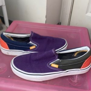 Vans slip on color block